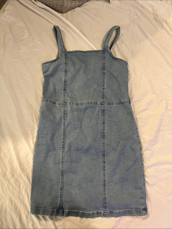 Steve Madden Dresses & Skirts - Steve Madden Light Blue Denim Square-Neck Tank Maxi